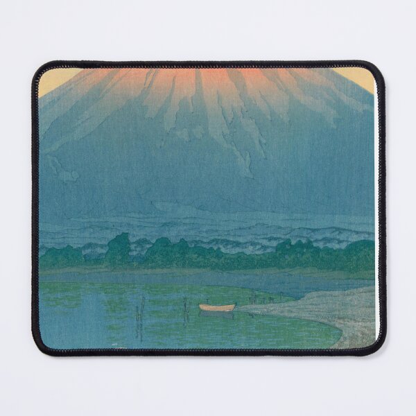 Item preview, DAYBREAK OVER LAKE YAMANAKA – KAWASE HASUI designed and sold by TeeARTHY.