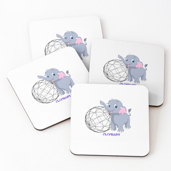 Artikelvorschau, Lustiger Elefant und Ball entworfen und verkauft von QUALITY-ZONE.