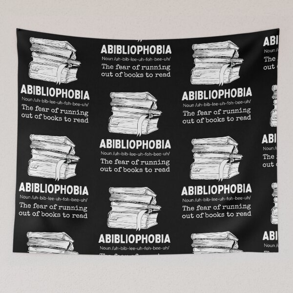 Item preview, Abibliophobia Definition Funny Book Lover Reading Bookworm designed and sold by Trankix.