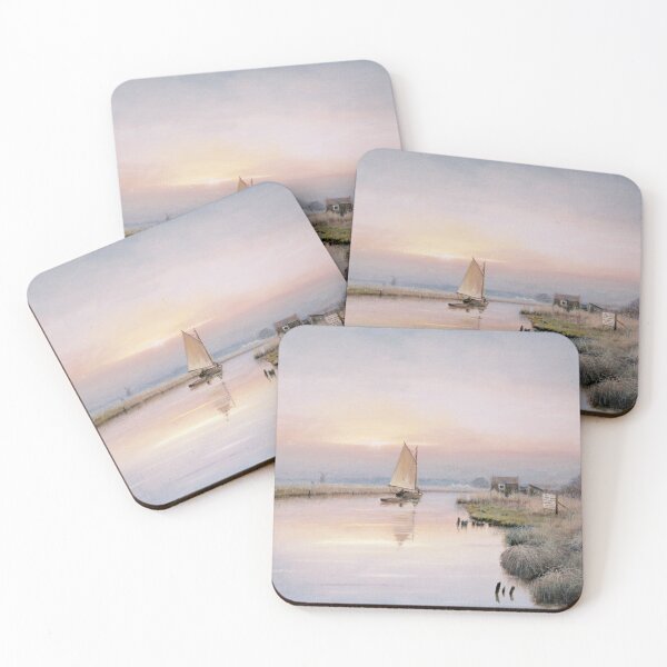 Item preview, Early Spring at the Eel Sett designed and sold by Norfolk Broads Art.