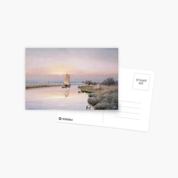Early Spring at the Eel Sett Postcard