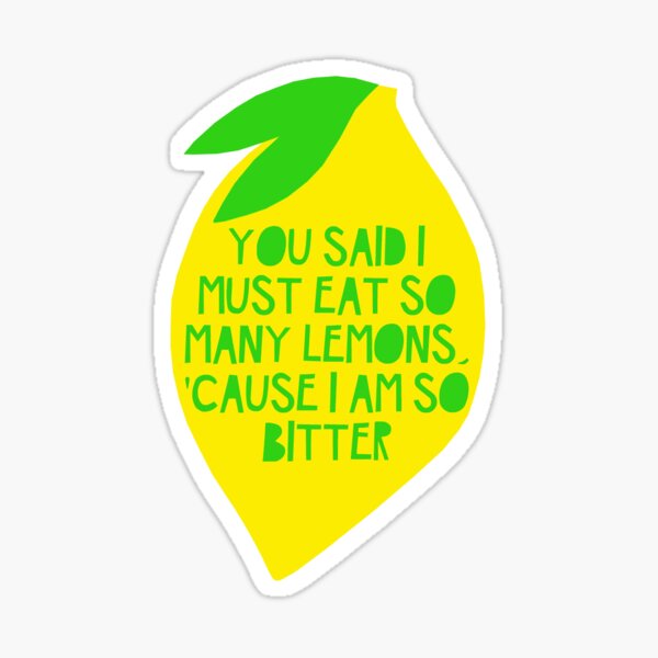 Item preview, Bitter lemon designed and sold by jademuatdodd.