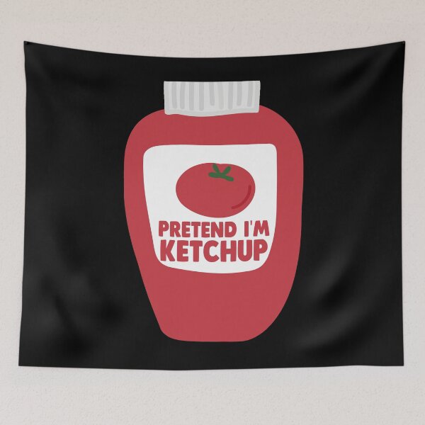Item preview, Funny Pretend I'm Ketchup Easy And Lazy Halloween Costume Gift designed and sold by TMelonShop.