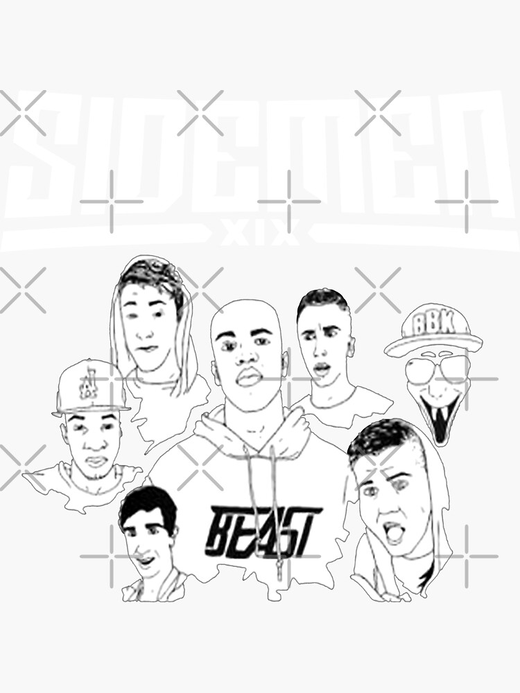 "Sidemen" Sticker for Sale by homeofprint Redbubble