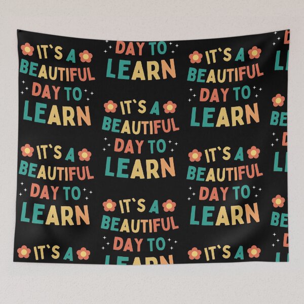 Item preview, Its a Beautiful Day for Learning Retro Teacher Student Quote designed and sold by Trankix.