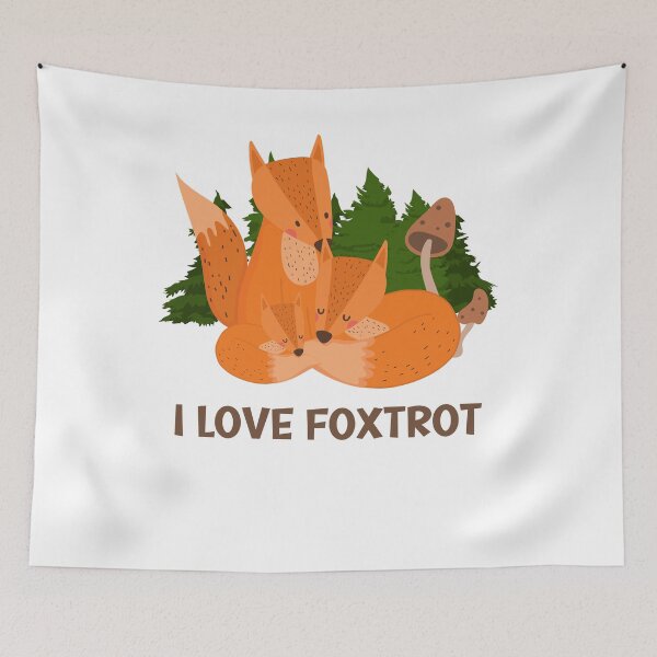 Item preview, I love foxtrot, Fox designed and sold by Tiny-Love ⭐⭐⭐⭐⭐.