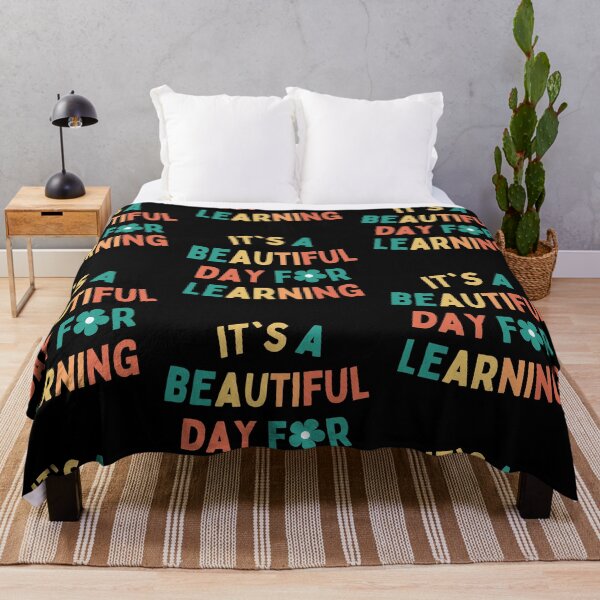 Item preview, Its a Beautiful Day for Learning Retro Teacher Student Quote designed and sold by Trankix.
