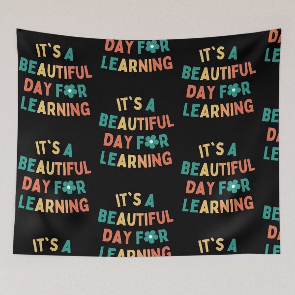 Item preview, Its a Beautiful Day for Learning Retro Teacher Student Quote designed and sold by Trankix.
