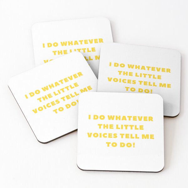 Item preview, I do whatever the little voices tell me to do! designed and sold by fouzy.