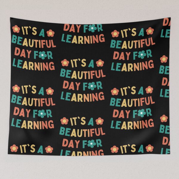 Item preview, Its a Beautiful Day for Learning Retro Teacher Student Quote designed and sold by Trankix.