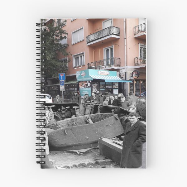 Item preview, Hungarian Uprising Budapest, 1956 - 2018 tank wreck at Villány way and Móricz Zs. circus designed and sold by Marc Redmond.