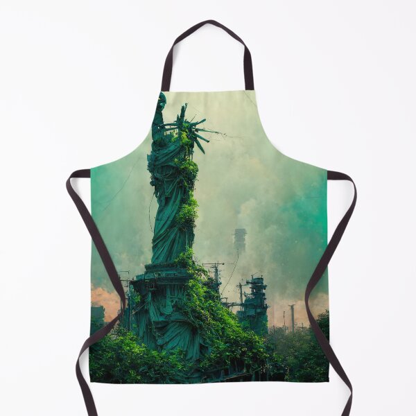 Item preview, Statue of liberty in a post-apocalyptic world. designed and sold by Maniock.