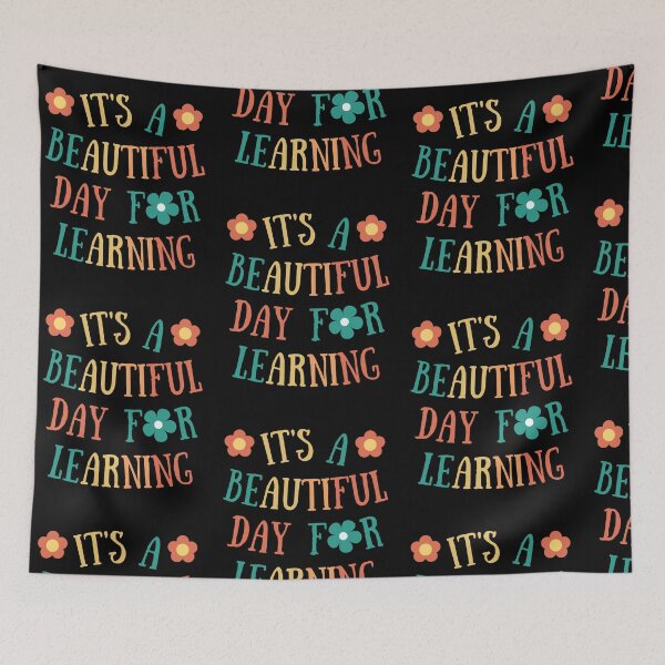 Item preview, Its a Beautiful Day for Learning Retro Teacher Student Quote designed and sold by Trankix.