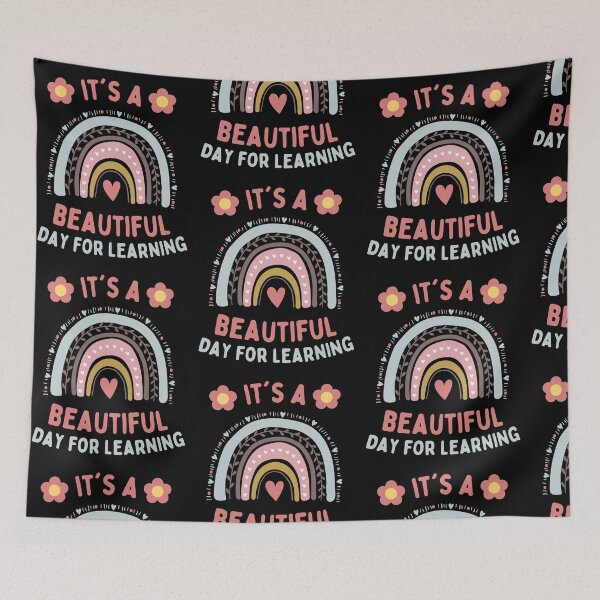 Item preview, Its a Beautiful Day for Learning Retro Teacher Student Quote designed and sold by Trankix.