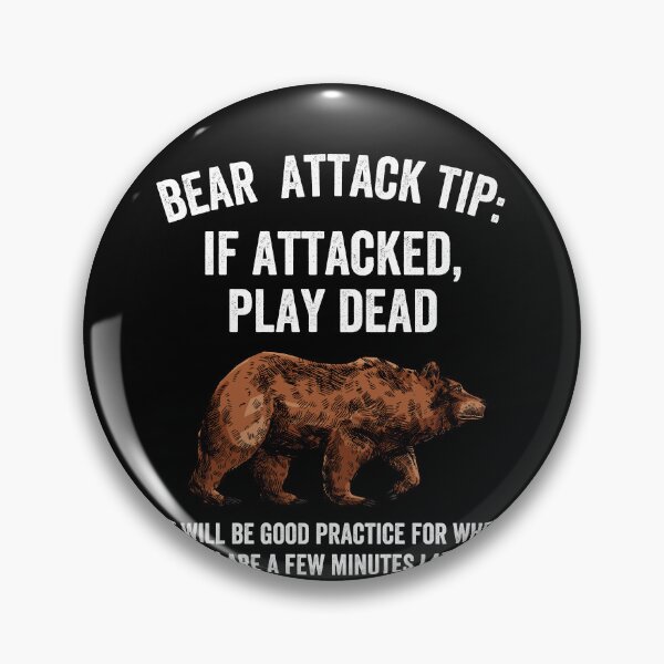 Item preview, Bear Attack Tip Funny Camping Hiking Outdoor Adventure Quote designed and sold by Trankix.