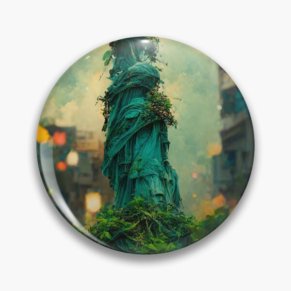 Item preview, Statue of liberty in a post-apocalyptic world designed and sold by Maniock.
