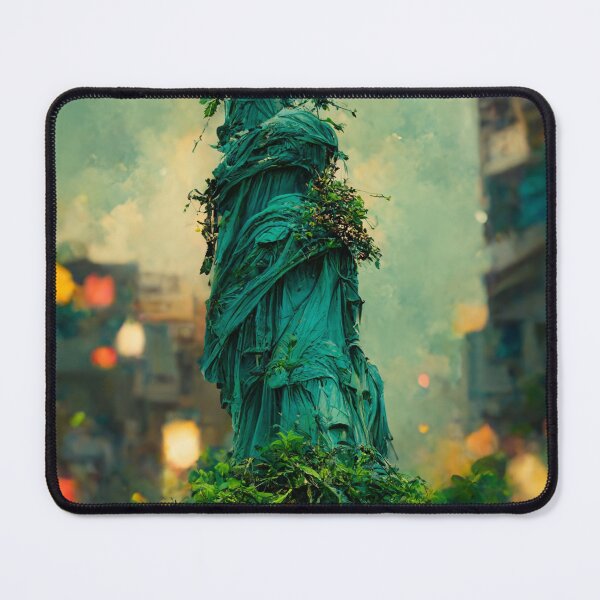 Item preview, Statue of liberty in a post-apocalyptic world designed and sold by Maniock.