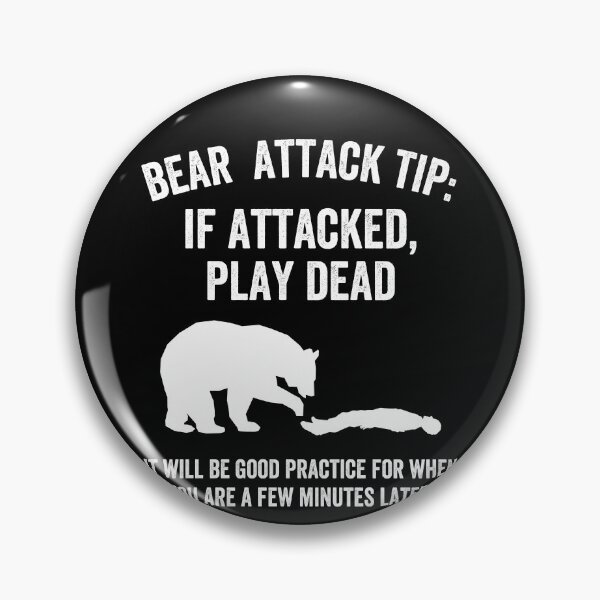 Item preview, Bear Attack Tip Funny Camping Hiking Outdoor Adventure Quote designed and sold by Trankix.
