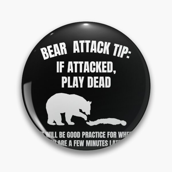 Item preview, Bear Attack Tip Funny Camping Hiking Outdoor Adventure Quote designed and sold by Trankix.