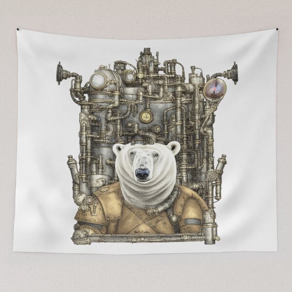 Item preview, Steampunk Polar Bear designed and sold by felissimha.