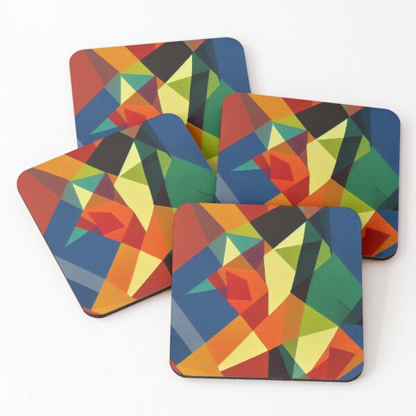 Item preview, Pintura abstracta multicolor Cubizm designed and sold by alexrow.
