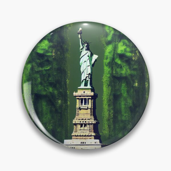 Item preview, Statue of Liberty in a green. designed and sold by Maniock.
