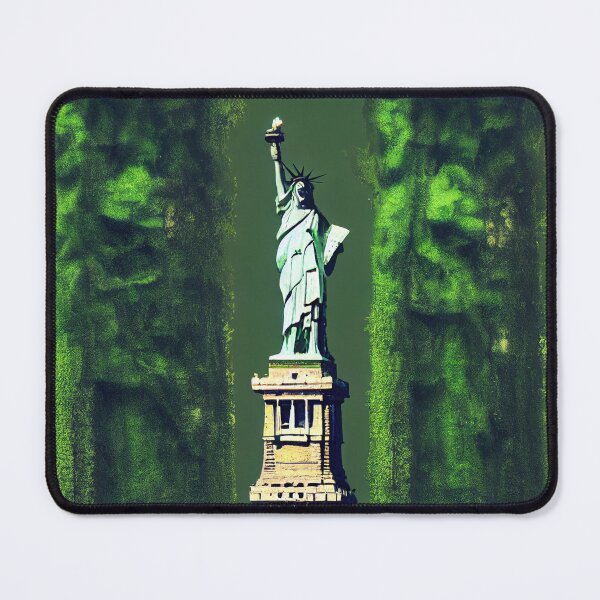 Item preview, Statue of Liberty in a green. designed and sold by Maniock.
