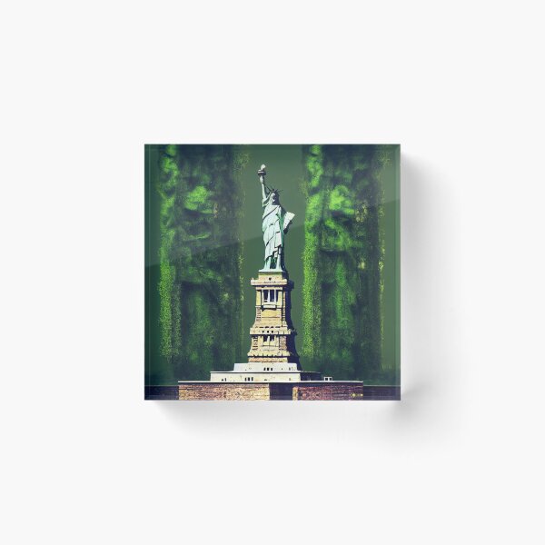 Item preview, Statue of Liberty in a green. designed and sold by Maniock.