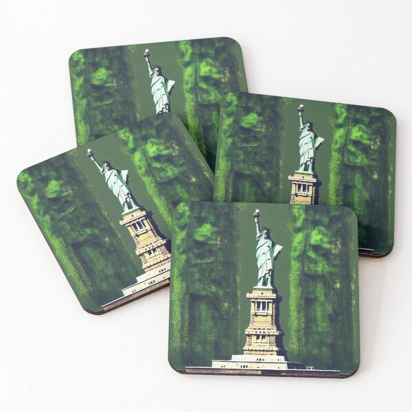 Item preview, Statue of Liberty in a green. designed and sold by Maniock.
