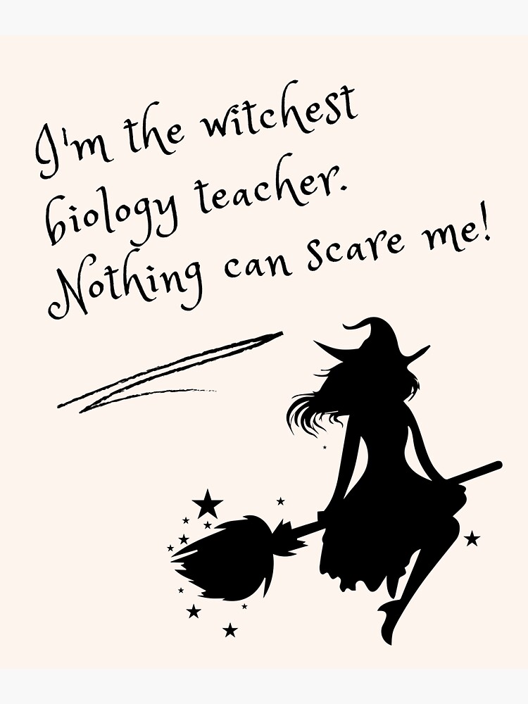 "Biology Teacher Halloween Design" Sticker for Sale by myspookycuties Redbubble