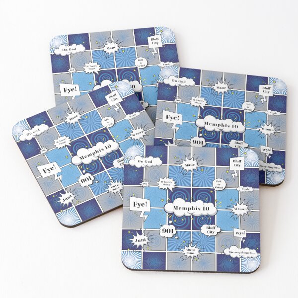 Item preview, Memphis 10 - Comic Blue 3 designed and sold by TwinPowerTammy.