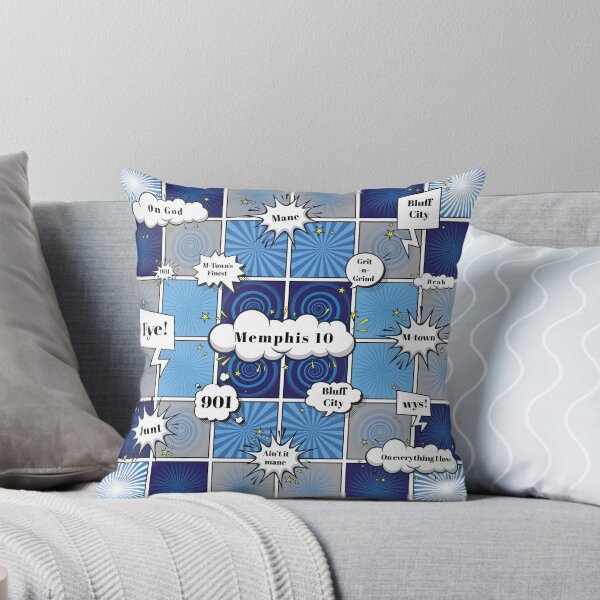 Aperçu de l'œuvre Memphis 10 - Bleu comique 3 créée et vendue par TwinPowerTammy.