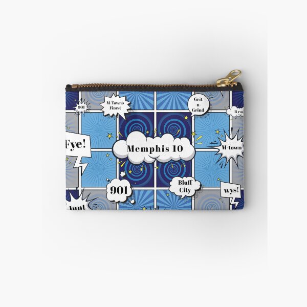 Aperçu de l'œuvre Memphis 10 - Bleu comique 3 créée et vendue par TwinPowerTammy.