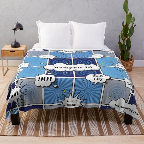 Item preview, Memphis 10 - Comic Blue 3 designed and sold by TwinPowerTammy.