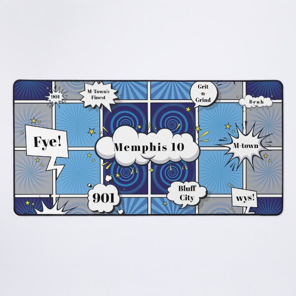 Item preview, Memphis 10 - Comic Blue 3 designed and sold by TwinPowerTammy.