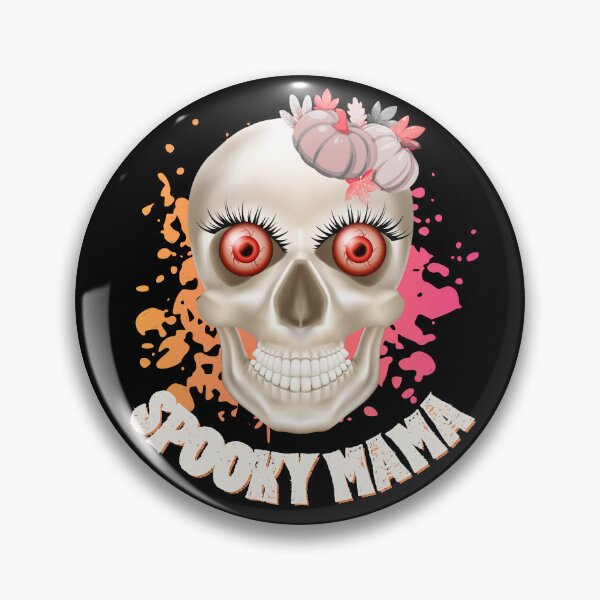 Item preview, Spooky MaMa...A female skull design for halloween designed and sold by Wonder & Whimsy.