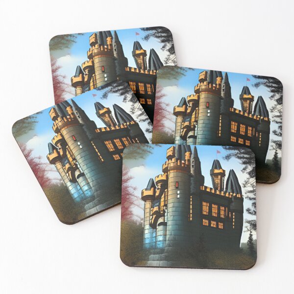 Item preview, Castle in the Woods | Castle Art | Medieval Castle | Designs by derickquince  designed and sold by DerickQuince.