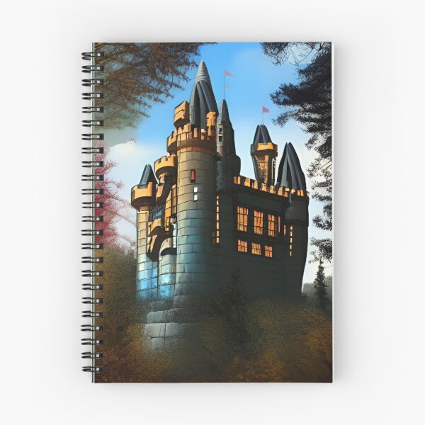 Item preview, Castle in the Woods | Castle Art | Medieval Castle | Designs by derickquince  designed and sold by DerickQuince.