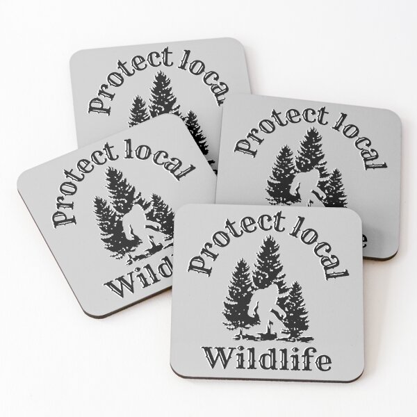 Item preview, Protect Local Wildlife Bigfoot Sasquatch designed and sold by VirtualFaries.