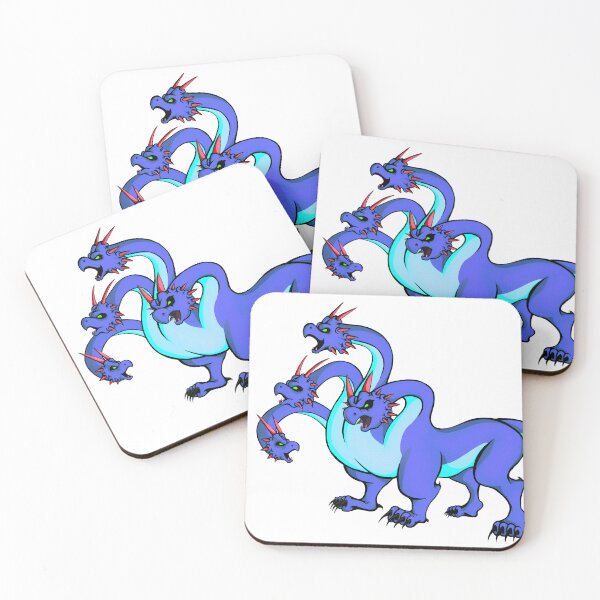 Item preview, Hydra in electric blue designed and sold by BeccaDoodles.