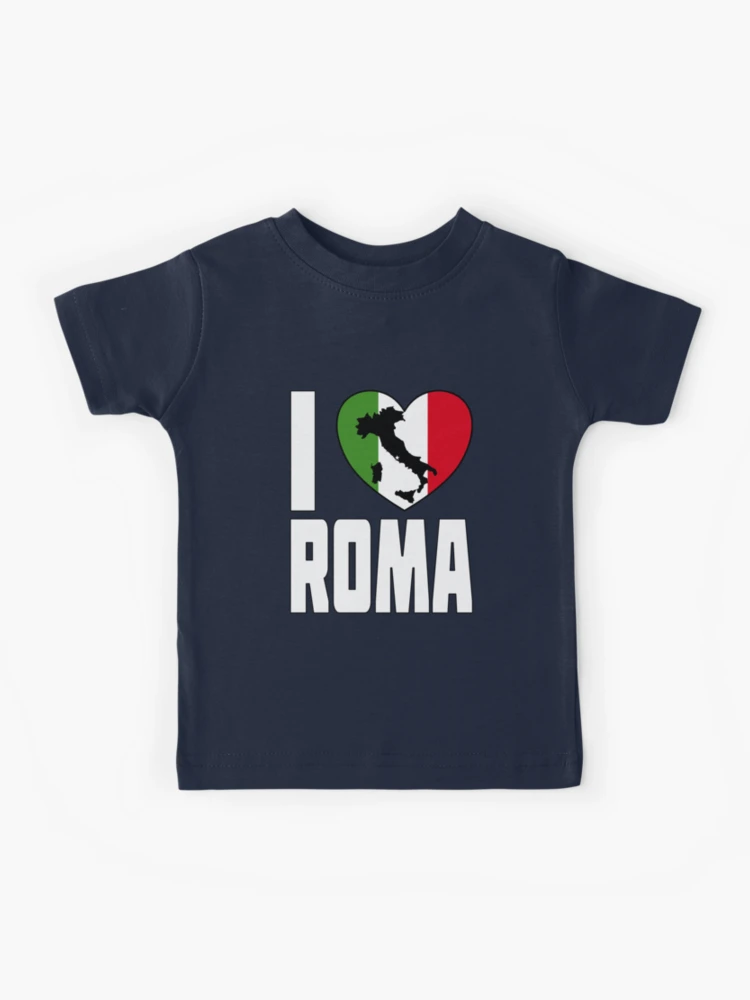 Transfert à Repasser Pour T-shirt "I Love Roma Calcio" - Neuf Sans étiquette - Fabriqué En Italie