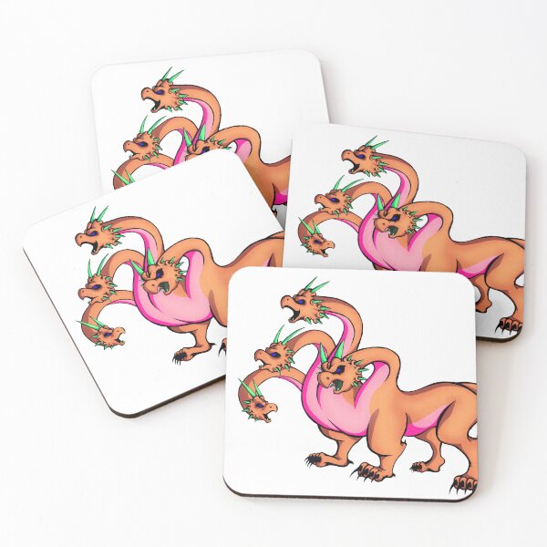 Item preview, Hydra in orange and pink designed and sold by BeccaDoodles.