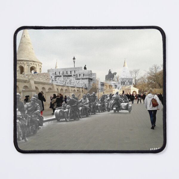 Item preview, Budapest : German Motorbikes at Fishermans Bastion 1944 - 2018 designed and sold by Marc Redmond.
