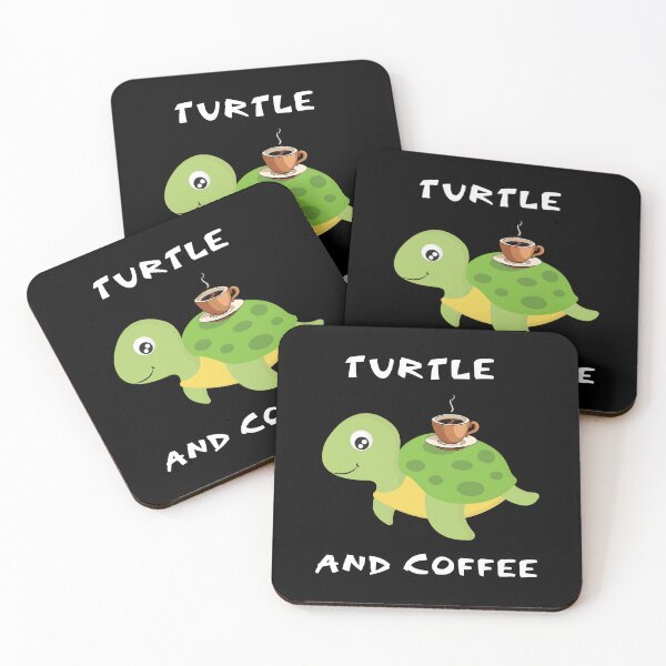 Item preview, Turtle And Coffee designed and sold by The Love Quill.