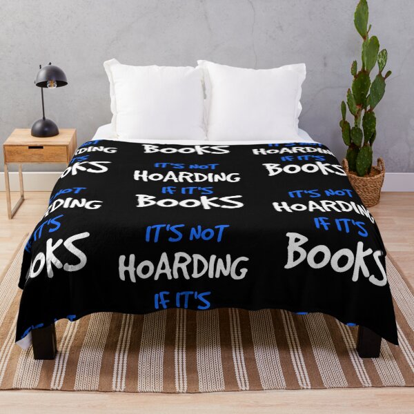 Item preview, It's Not Hoarding If It's Books Funny Book Lover Bookworm designed and sold by Trankix.