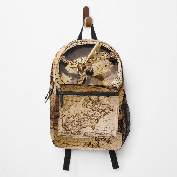 Item preview, Vintage old world map and compass designed and sold by AKAYOLO.