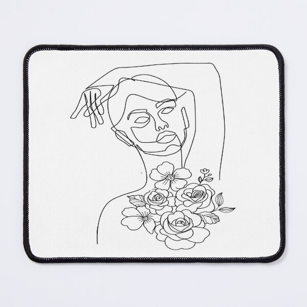 Item preview, Woman face one line drawing designed and sold by virillanissa.