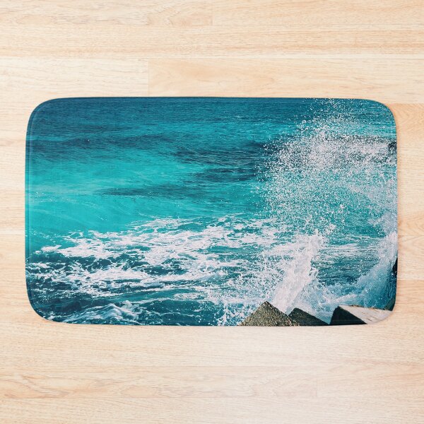 Item preview, blue ocean waves water designed and sold by Deep Blue Ocean.