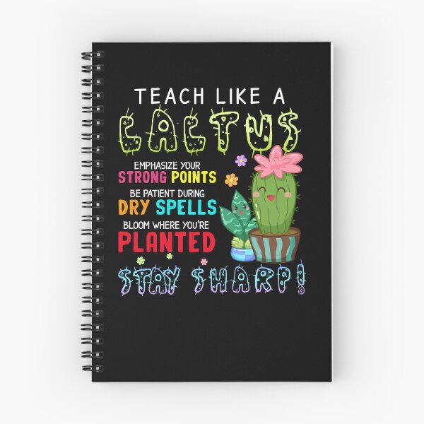 Item preview, Teach Like A Cactus Stay Sharp Teacher Cute Catus Teacher Lovers designed and sold by vadenhannige46.