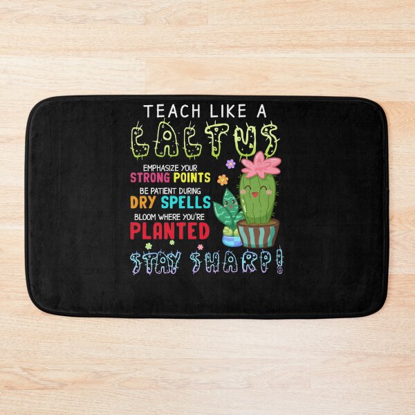 Item preview, Teach Like A Cactus Stay Sharp Teacher Cute Catus Teacher Lovers designed and sold by vadenhannige46.